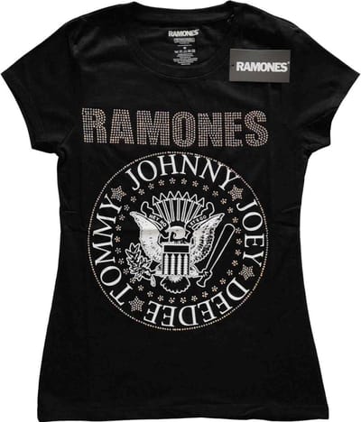 Ramones - Presidential Seal Dames T-shirt - S - Zwart