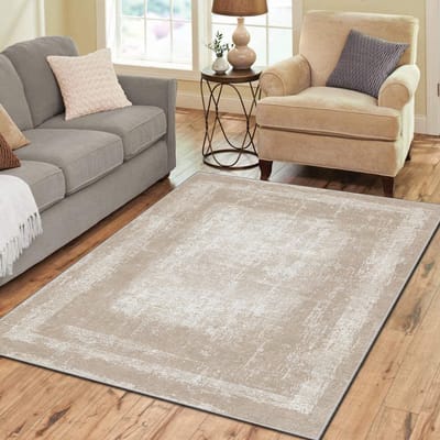 Zeo Wood - Vloerkleed - Tapijt Woonkamer - Vloerkleed 120*180 cm - Anti Slip - Machinewasbaar