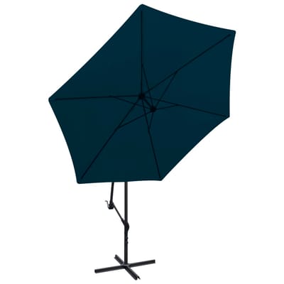 vidaXL - Zweefparasol - 3 - m - blauw