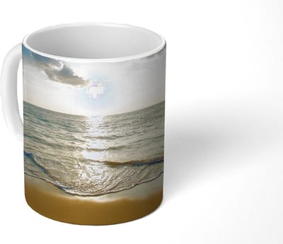 Mok - Koffiemok - Zee - Zomer - Strand - Mokken - 350 ML - Beker - Koffiemokken - Theemok