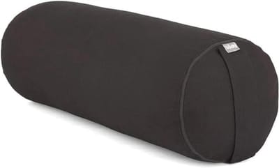 Yogarol met biologische speltvulling - 22 cm diameter - Wasbare katoenen hoes - Voor yin en restoratieve yoga