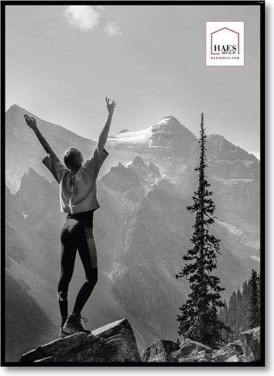 ZEP - Kunststof Fotolijst "New Easy" Zwart voor formaat 50x70 - KB8PS