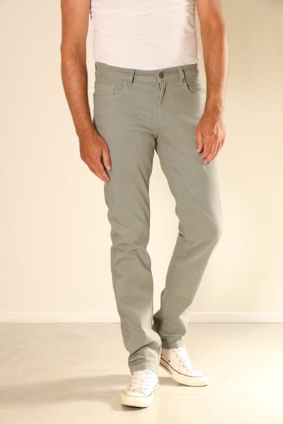 Heren broek New Star - heren zomer broek Nyon - groen print - lengte 34 - maat 34