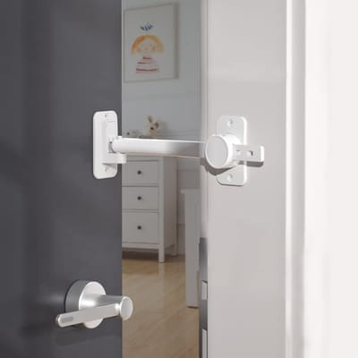 Deurstoppers Foam 1 Stuk - Deurstop - veiligheid soort - Deurklem - Draagbaar Deurslot - Kindveilig - Deurstopper - babyveiligheid deur vinger pinch guard - handige katten toegang - wit