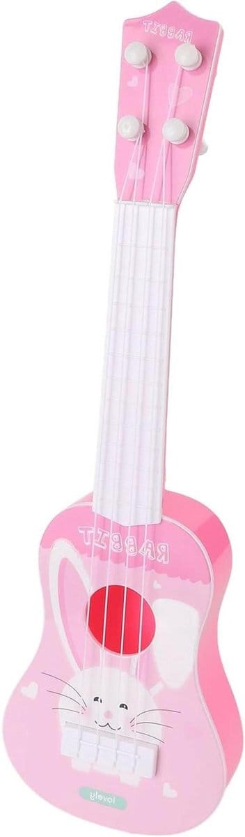 Kindergitaar Mini - Muziekinstrument Peuters - Muziek Leren - Zachte Gladde Snaren - 14 Inch - Stijl 2