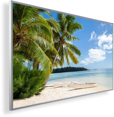 Infrarood Verwarmingspaneel 300W met fotomotief en Smart Thermostaat (5 jaar Garantie) - Strand en Palmboom 40