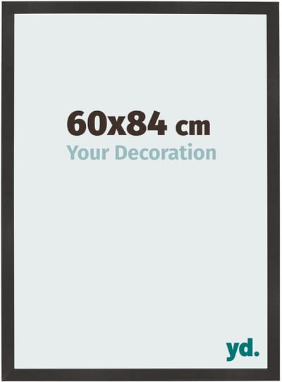 Your Decoration - Fotolijst 60x84 cm - MDF - Zwart Mat - Bologna