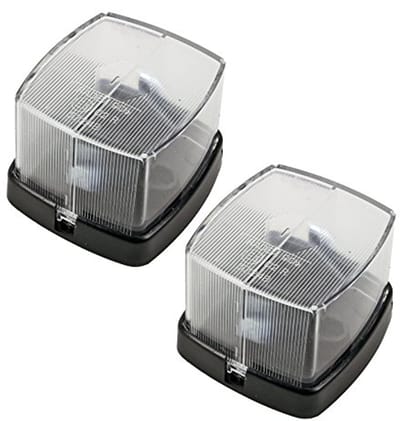 Positielamp voor caravan en aanhangwagen met bevestigingsmateriaal