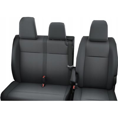 Premium Mat - Opel Vivaro III C vanaf 2019 - Autostoelhoes - Maatwerk 2+1 (geen tafel) - Jacquard Comfort - Airbag Veilig