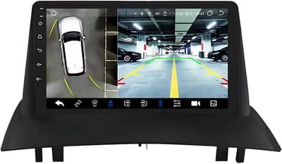 Autoradio bluetooth met camera - Carplay - Voor Renault Megane 2 (2002-2009) - Geschikt voor Apple en Android - Stereo - Navigatie - Navigatiesysteem auto