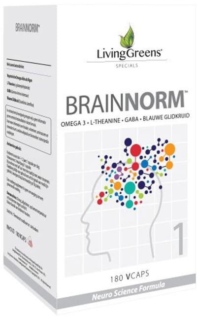 Livinggreens Brainnorm 180 Vegetarische capsules