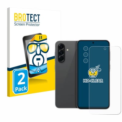 BROTECT - Screenprotector voor Samsung Galaxy A56 5G (Voor+Camera) - Folie Beschermfolie transparant 2 Stuks