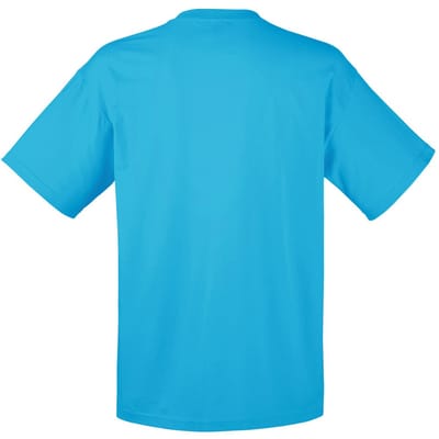 Fruit Of The Loom Heren Valueweight T-shirt met korte mouwen (Azure Blauw)