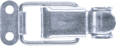 GOEBEL® - 100 x Sluting met vergrendel mogelijkheid Staal verzinkt 42 + PC incl. Tegenhaak – Blindklinknagelgat 4,2 mm - 5543011042- Kistsluiting – Spansluiting - Premium kwaliteit - Inclusief Tegenstuk