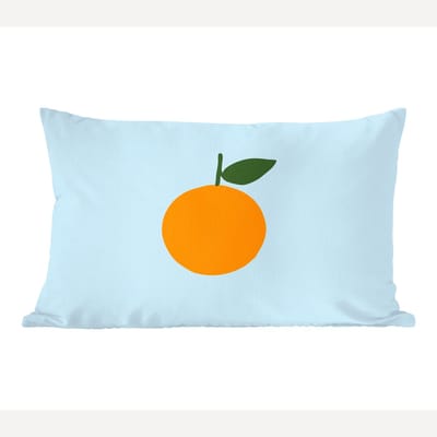 Sierkussens - Kussentjes Woonkamer - 60x40 cm - Fruit - Sinaasappel - Oranje