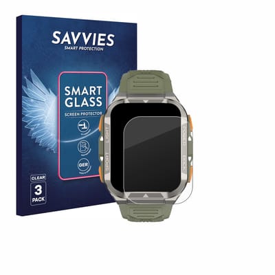 3 Stuks Savvies Screenprotector - geschikt voor Blackview W80 Pro 1,91" - beschermfolie glas transparant