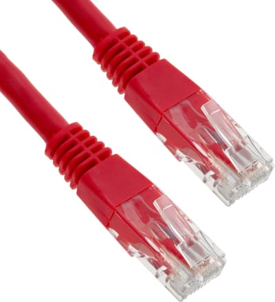 BeMatik - 0,25 m rode Cat.6 UTP Ethernet-netwerkkabel