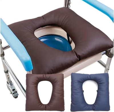 Toiletkussen - Verhoogde toiletverhoger - Comfort na operatie - Verdikt drukverlichtend ontwerp - 3 inch dik - Zwart