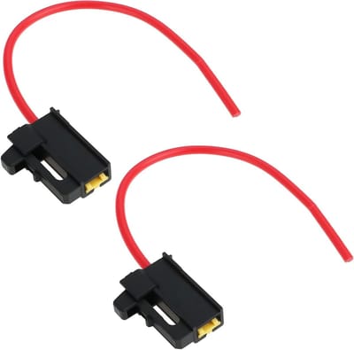 2 Stuks 1-Weg Draad Hoorn Connector Kit Geschikt voor Hoorn 90980-10619 voor Toyota en Lexus