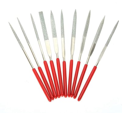 Dailygoody - Houten Râpe Set - 10 Stuks - Antislip Handgreep - Diverse Vormen - Perfect voor Houtbewerking - Ideaal voor DIY-projecten