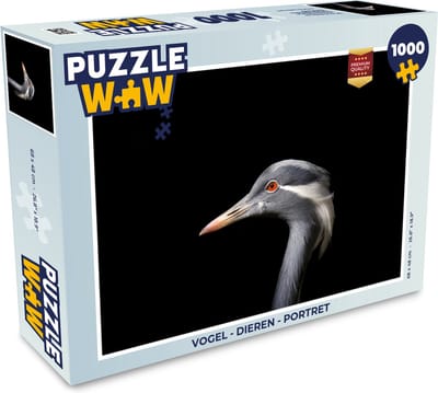 Puzzel Vogel - Dieren - Portret - Legpuzzel - Puzzel 1000 stukjes volwassenen