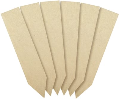 CombiCraft Houten steeketiketten 20x100x2mm - per 100 stuks