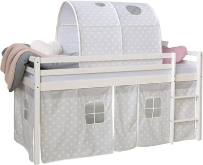 Homestyle4u Hoogslaper - 90x200 cm - Wit