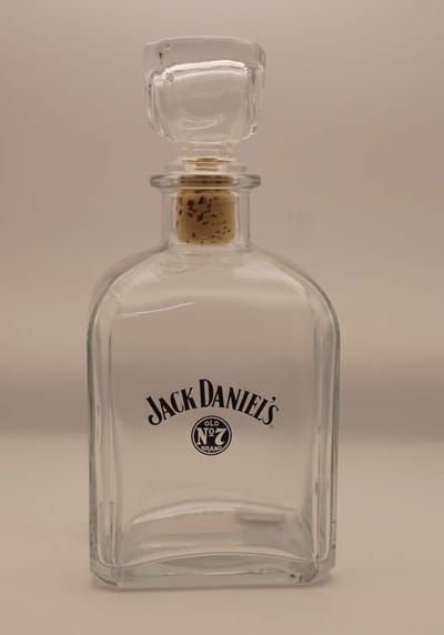 Jack Daniel's whiskey karaf - glazen karaf voor Jack Daniel's Whiskey - Whisky karaf voor je favoriete drankje - Whiskeykaraf Jack Daniel's