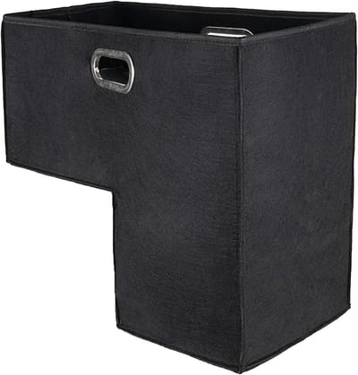 Trapmand - Opbergmand - Huis Organiseren - Opvouwbaar Ontwerp - 23 cm Breed - Zwart