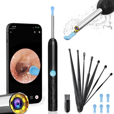 Oorreiniger met Camera - WiFi Oor Reinigingsset - Elektrische Oorreiniger met 8 Accessoires