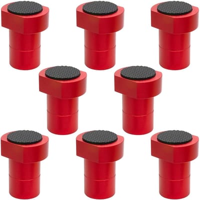 Allecto - Aluminium Bankhonden - Houtbewerkingsklemmen - Optimale Grip - Rood - Werkbankaccessoires - Stabiel en Veilig - Geschikt voor Houtbewerke...