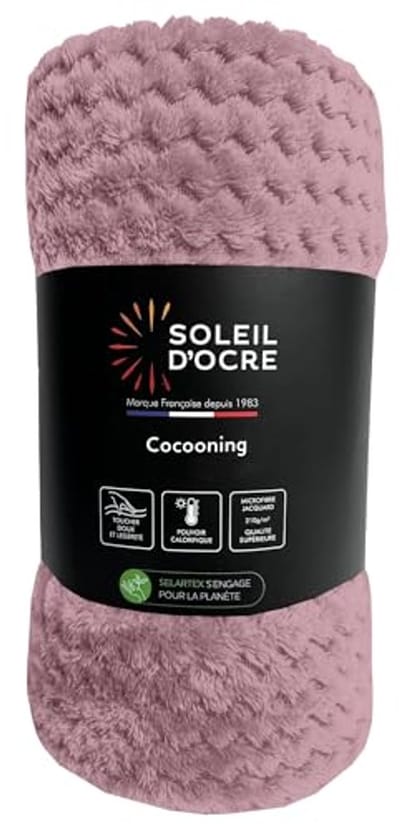 Zachte Deken 220 x 240 cm - Cocooning in Oudroze voor Comfort en Stijl