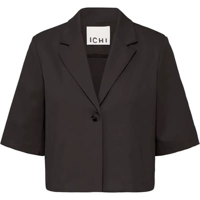 Ichi IHKATE SUS CROPPED BL Dames Blazer/colbert - Black
