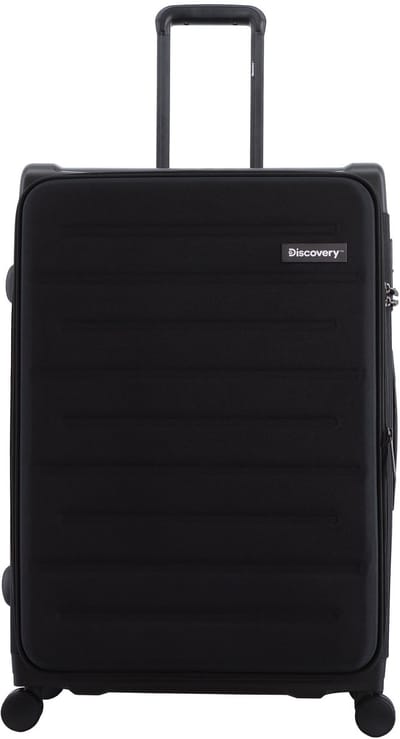 Discovery Motion zachte Koffer / Trolley / Reiskoffer - 75 cm (L) - Zwart - Zwart / Large