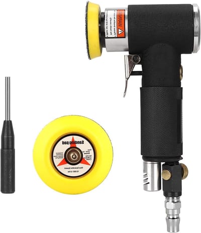 Lucht Schuurmachine - Pneumatische Schuurtool - Oppervlakken Polijsten - Hoge Snelheid 15000 RPM - 2 en 3 Inch - Grijs