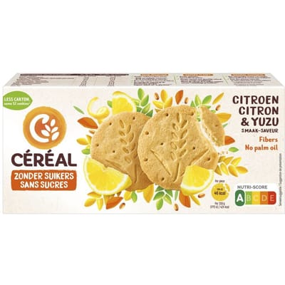 Céréal Koekjes Citroen & Yuzu - 132 gr