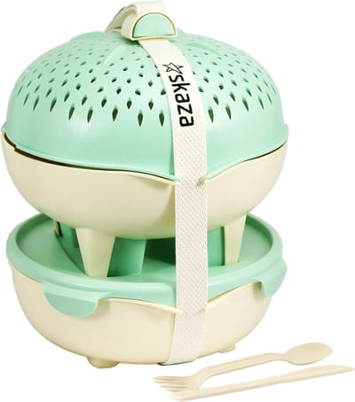 Skaza - Camping en Picknick Set - met bestek - 16-delig - Mint