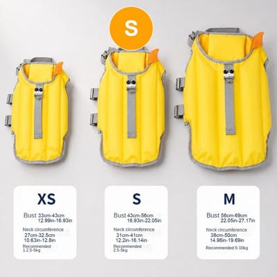 Vêtements d'été pour chiens Petits et moyens Chiens Gilets de sauvetage Haute flottabilité Maillots de bain Plages Piscines d'été Extérieur d'été