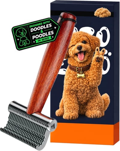 Achilles® Honden Ontklitkam & Onderwol hark – Voor Poedels en Langharige Honden - Ondervacht kam