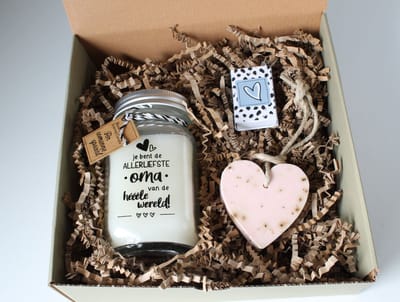 Minibox Lieve Oma - cadeau Oma - cadeau verjaardag - cadeau Kerst - cadeau Moederdag