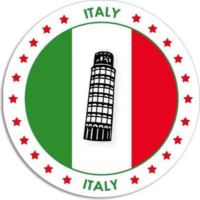 Bierviltjes Italie - 50x stuks - landenthema - versiering - onderzetter