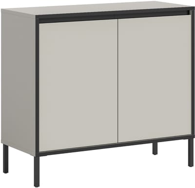 xonox.home Ladekast Tron B/H/D: 92x83x38 cm in kasjmierlook en zwart