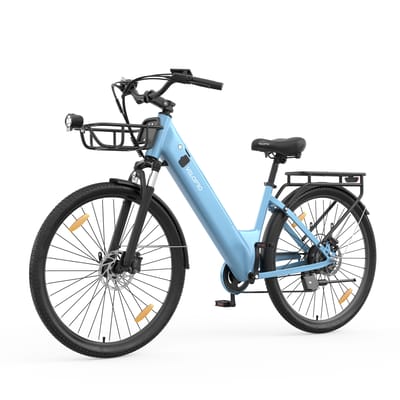 VELOPRO C1 PRO 28  Stads E-Bike met 250W Motor 36V 18Ah Batterij blauw