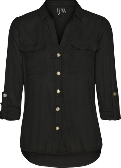 VERO MODA - VMBUMPY L/S SHIRT NEW WVN NOOS - Dames - Blouses