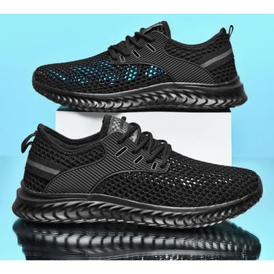 Nieuwe Witte Heren Sneakers Schoenen van Hoge Kwaliteit voor Heren Mesh Ademend Zomer Casual Wandelsneaker Tenis 40