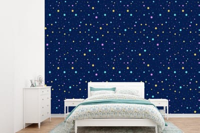 Behang - Fotobehang Sterrenhemel - Sterren - Design - Breedte 360 cm x hoogte 260 cm