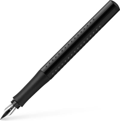 Faber-Castell vulpen - Grip 2010 - schrijfbreedte B - zwart - FC-140832