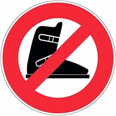 Veiligheidsbord - Verbodenbord Panneel - Toegang Controleren - Harde Schaal - Diameter 180mm - Wit