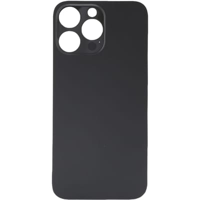 Telefoon Achterkant Glas Cover Vervanging voor 14 Pro Max Telefoon Achterkant Glas Paneel met Lijm Reparatie Gereedschap black