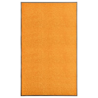 vidaXL - Deurmat - wasbaar - 90x150 - cm - oranje